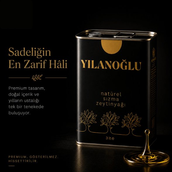 Ege Usulü Natürel Sızma Zeytinyağı - 3 lt - Filtre Edilmiş